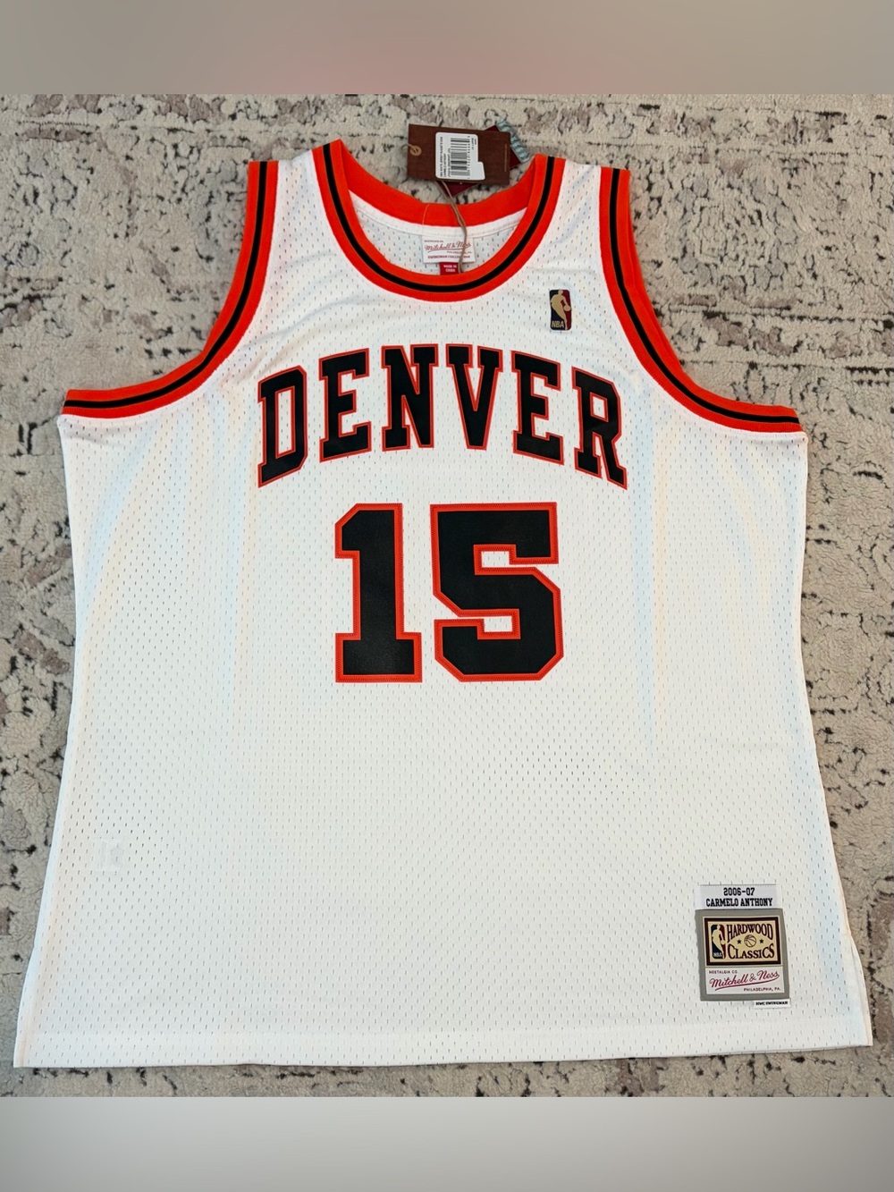 Mitchell & Ness Authentic 2006/07 Denver Nuggets Carmelo Anthony Jersey Mens XXL